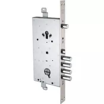 Левый двухсистемный замок врезной Mottura