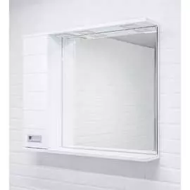 Левый шкаф-зеркало Домино Cube 80 DC5010HZ