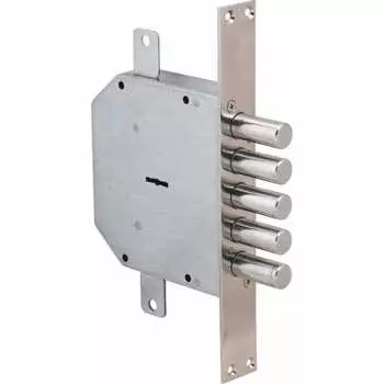 Левый сувальдный замок врезной Mottura