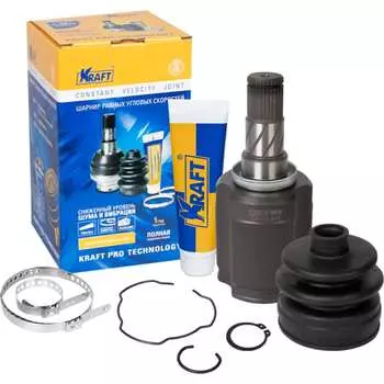 Левый внутренний шрус для а/м nissan x-trail ii/ниссан х-траил 2, qashqai/кашкай (07-15) KRAFT