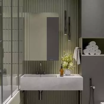 Левый зеркало-шкаф ALIAS