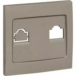 Лицевая панель 1-местной розетки EKF PROxima Валенсия EST01-L-034-40