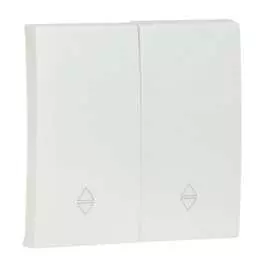 Лицевая панель 2-клавишного проходного выключателя EKF PROxima Валенсия ESV10-L-027-50