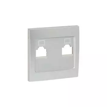 Лицевая панель 2-местной розетки EKF PROxima Валенсия ESK02-L-035-30