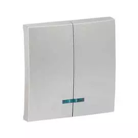 Лицевая панель двухклавишного выключателя EKF PROxima Валенсия ESV10-L-123-30