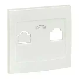 Лицевая панель одноместной розетки EKF PROxima Валенсия EST01-L-034-50