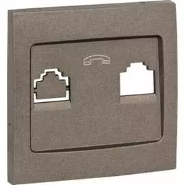 Лицевая панель Phone-розетки EKF PROxima Валенсия EST01-L-034-60