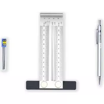 Линейка GOLDRATIO t-rule М00021517