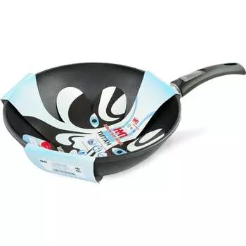 Литая сковорода-вок Нева металл посуда