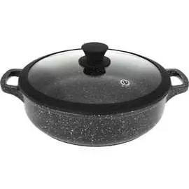 Литая жаровня Традиция готовить с любовью Гранит ТГ9287