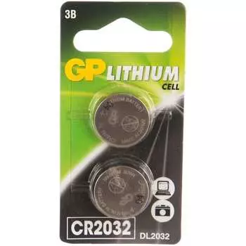 Литиевая дисковая батарейка GP Lithium CR2032 GP CR2032X