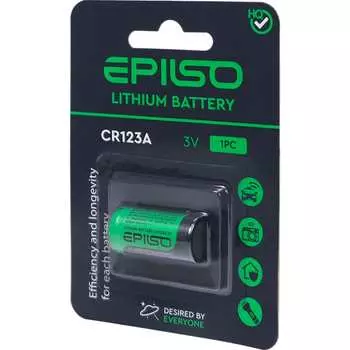 Литиевые элементы питания Epilso cr123a EPB-CR123A-1BC