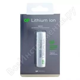 Литий-ионный аккумулятор gp емкостью 2600mah. 1865026fpe-2crfb1