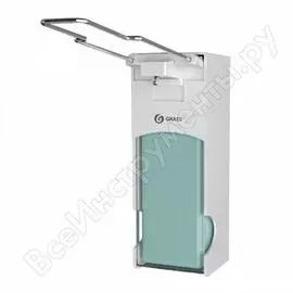 Локтевой пластиковый диспенсер для мыла и дезинфицирующих средств Grass