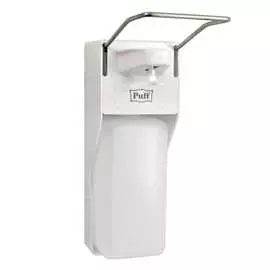 Локтевой пластиковый дозатор для жидкого мыла и дезинфицирующих растворов Puff 8197 1402.180