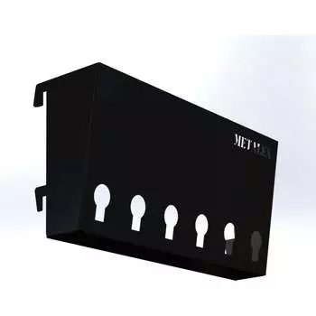 Лоток для документов ООО Металекс Metalex 148x300 мм, черный ACPRLDCH