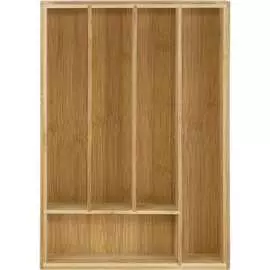 Лоток для хранения столовых приборов Teza 33х23см, бамбук 40-042