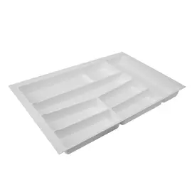 Лоток для столовых приборов volpato д490 ш740, белый 32-76-nn80-bi