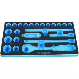 Ложемент для набора торцевых головок 1/2" с принадлежностями 4023MRV01 KING TONY 859402332B01