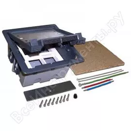 Лючок в пол LANMASTER Mosaic LAN-WA-FLBP-F45/4