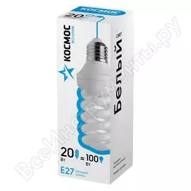 Компактная спиральная лампа КОСМОС SPC LksmSPC20wE2742