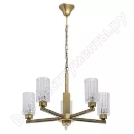 Люстра mw light 285011605 альгеро 5*40w e14 220 v