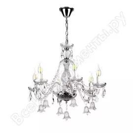 Люстра rivoli 1011206 campane p6 cr 6хe14 40w б0037790