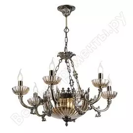 Люстра rivoli 2026209 patricia p9 ab 6хe14 60w 3хe27 60w б0038438