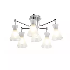 Люстра rivoli 3028306 sospiro s6 cr 6хe14 40w б0038067