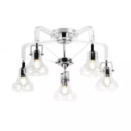 Люстра rivoli 3031305 scomparsa s5cr 5хe14 40w б0037676