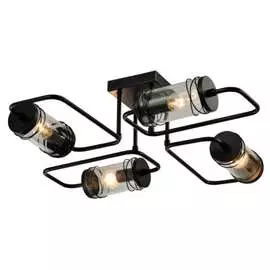 Люстра rivoli akanta p4, черный, 4хe14, 40w, 32 б0047356
