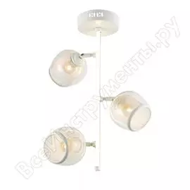 Люстра rivoli aliano, p3, хром, led, 15w, e27360w б0044802