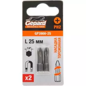 Магнитная бита для шуруповерта Gepard GP3900-25