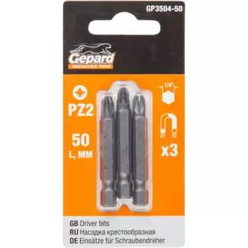 Магнитная бита для шуруповерта Gepard GP3504-50