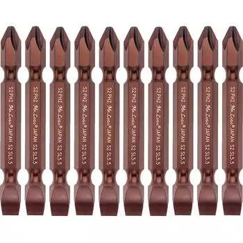 Магнитная двусторонняя бита для шуруповерта Mr.Logo A075P2SL-10