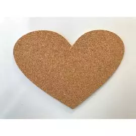 Магнитная фигурная пробковая доска BoardSYS Сердце