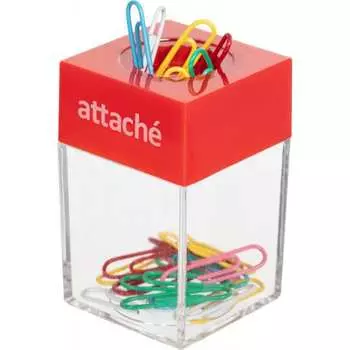 Магнитная пластиковая скрепочница Attache 612599