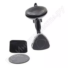 Магнитный держатель телефона на стекло и панель приборов автостоп black 360 ph-6026