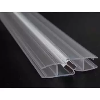 Магнитный уплотнительный профиль для стекла 8мм SERVICE PLUS PVH04-902KW8