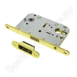 Магнитный замок ренц под цилиндр, латунь блестящая inlbm 5085 b