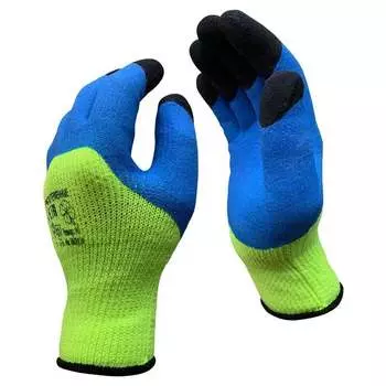 Махровые акриловые утепленные рабочие перчатки Master-Pro® НОРД (СИБИРЬ ИШИМ) 7207-AQLISH-10