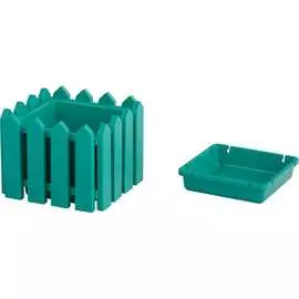 Малое квадратное кашпо Элластик-Пласт