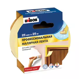 Малярная клейкая лента для внутренних работ Unibob
