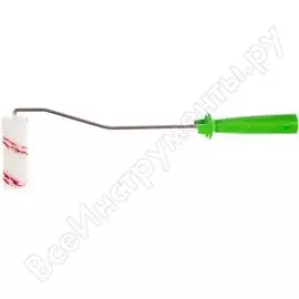 Малярный валик rola 100мм с ручкой 71220