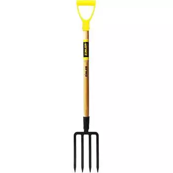 Малые копальные вилы ZINLER с деревянным черенком 740 мм и ручкой Z2.1H2G