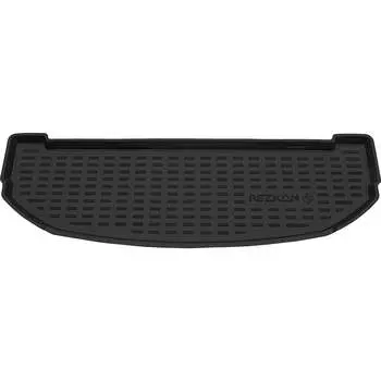 Малый пластиковый коврик в багажник для Kia Sorento 7 мест 20-н.в. REZKON