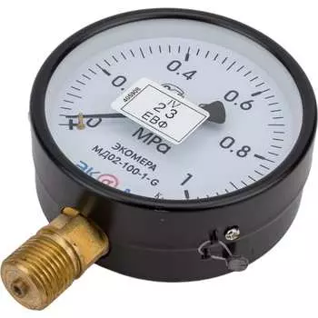 Манометр ЭКО-М Экомера МД02-100-G-1МПа