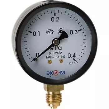 Манометр ЭКО-М Экомера МД02-63-G-0,4МПа-РИ