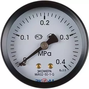 Манометр ЭКО-М Экомера МД02-63-G-0,4МПа-ОИ