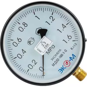 Манометр ЭКО-М МД02-160-G-1,6МПа